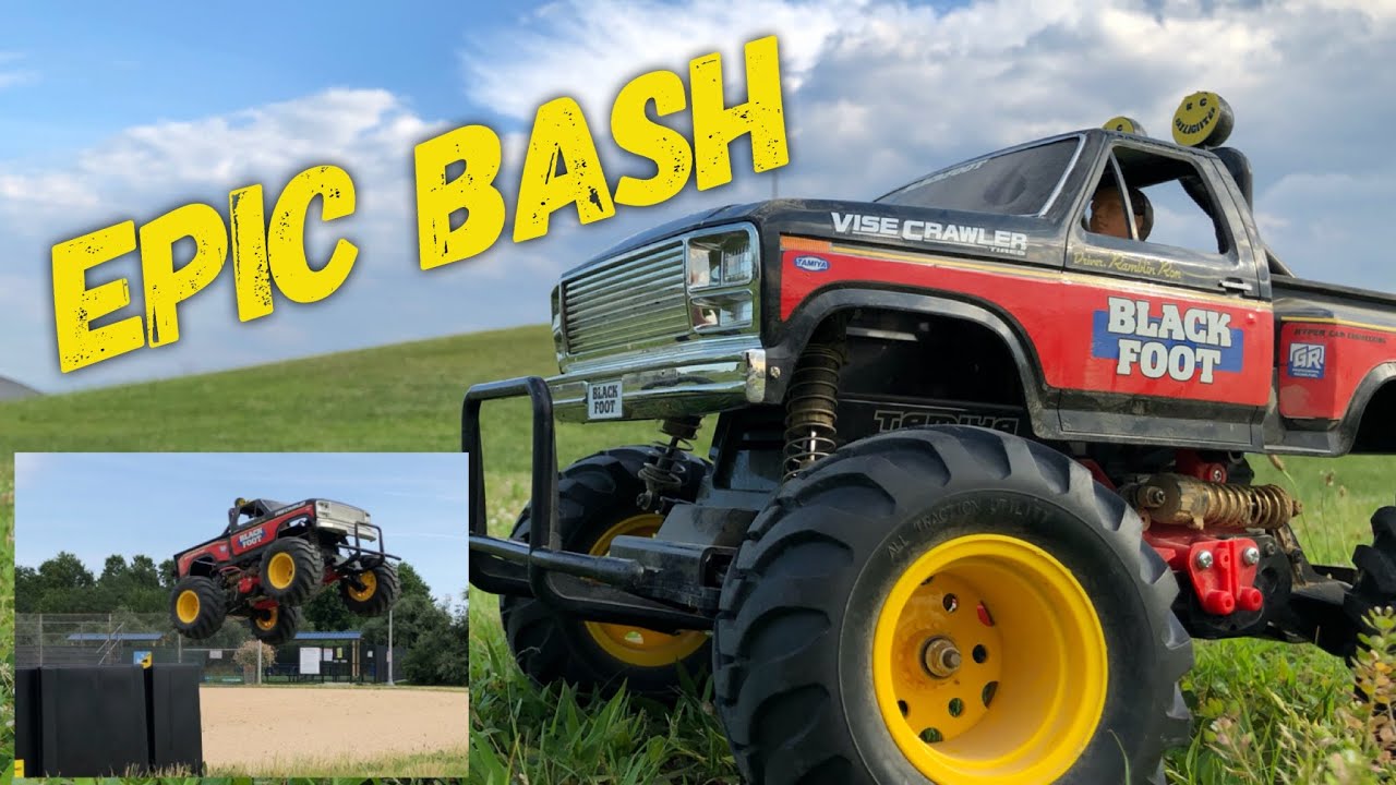 e70: TAMIYA BLACKFOOT RERELEASE 2016 EPIC BASH FUN RUN!