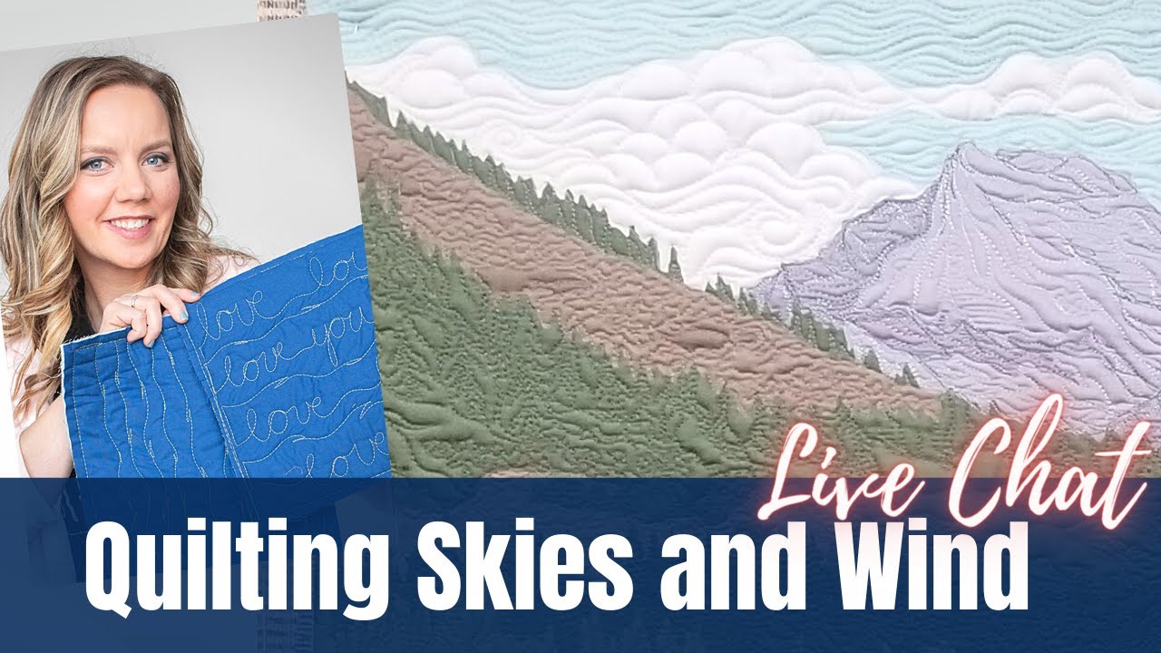 Machine Quilting Design Library: Wind and Sky - Live Chat with Angela Walters
