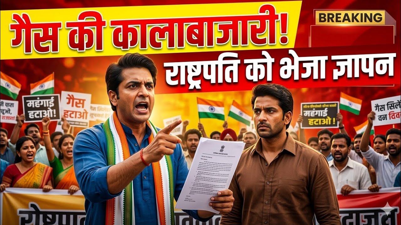 बढ़ते गैस दाम और कालाबाजारी पर विरोध | कांग्रेस जिला अध्यक्ष ने DM के जरिए राष्ट्रपति को भेजा ज्ञापन