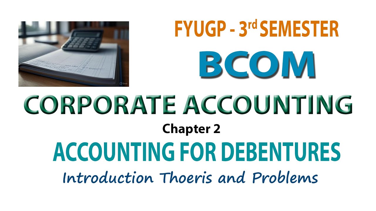 FYUGP 3RD SEM BCOM CORPORATE ACCOUNTING CH 2 #1