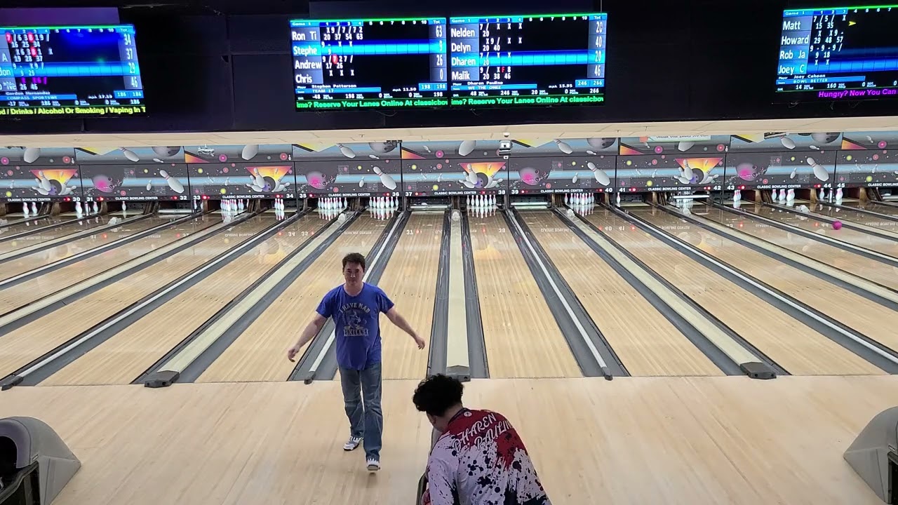Brunswick league at classic Bowl January 25, 2024 Track Sensor Solid purple urethane spare Cuda too