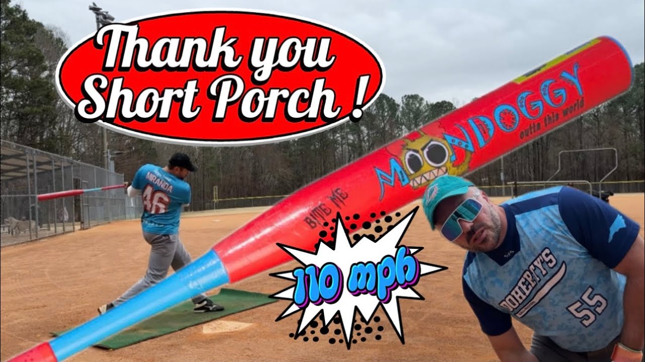 Short Porch Moon Doggy Softball Ball Bat Review