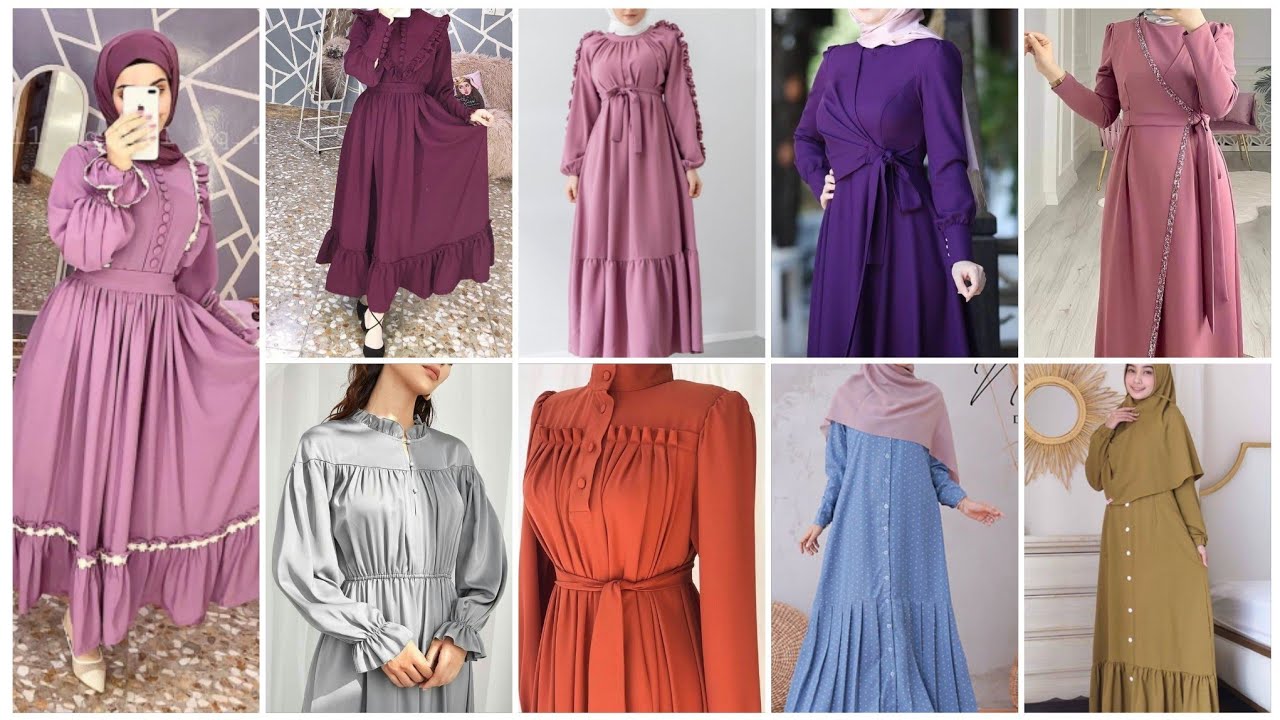 فساتين محجبات لصيف 2022 veiled dresses for summer