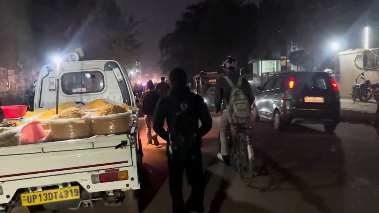 Delhi After Dark: A 4K Night Walking Experience Unseen India