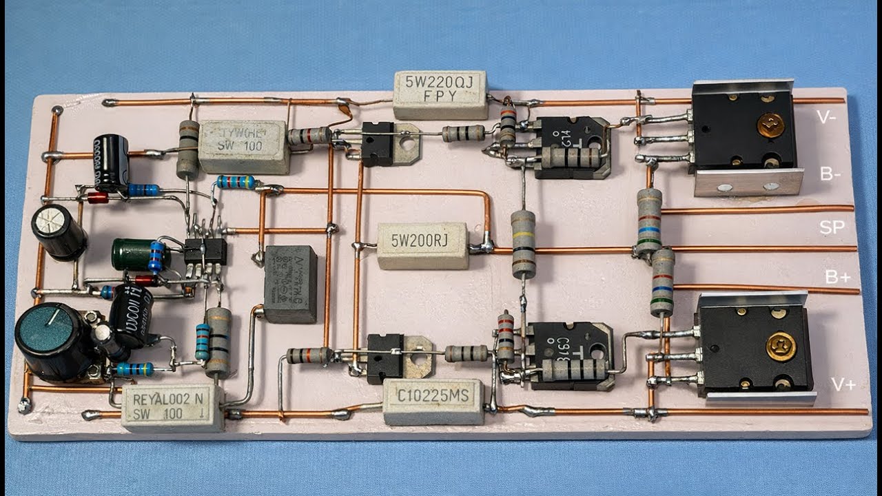 DIY Ultra Bass 2000W Subwoofer Amplifier Driver Assembly
