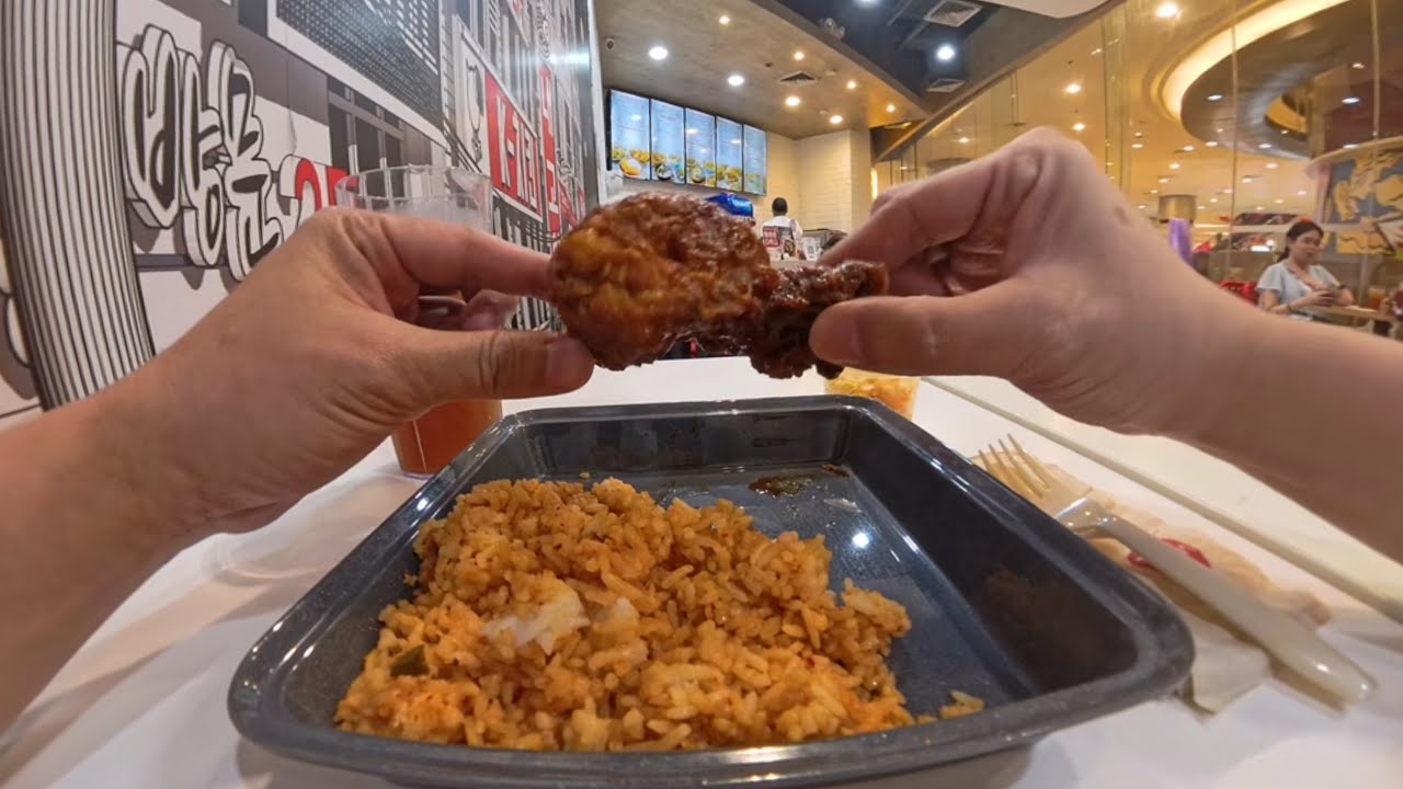 BonChon Spicy Korean Fried Chicken Dinner | POV Eating (PH)