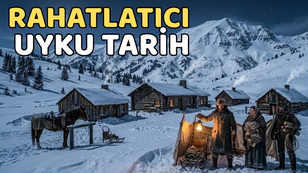 Eski Batı'da Dondurucu Kış Geceleri: İnsanlar Nasıl Barındı? | Uyku İçin Rahatlatıcı Tarih