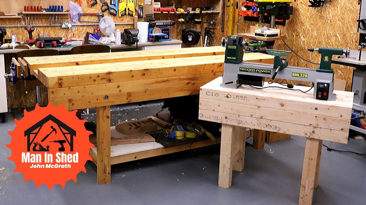 Woodworking Workbench. Solid, Strong, Easy to build, Cheap to Make. Last a Life time.