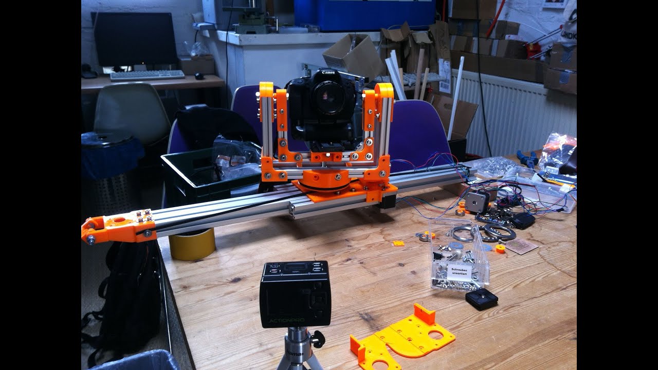 Motorizied Do It Yourself Slider for Timelapse and Video, first outdoortest