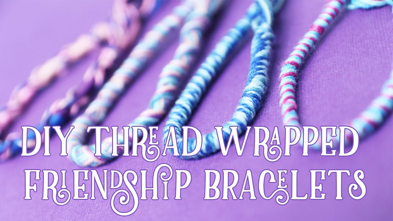Thread Wrapped Friendship Bracelets (Loopdedoo demo)