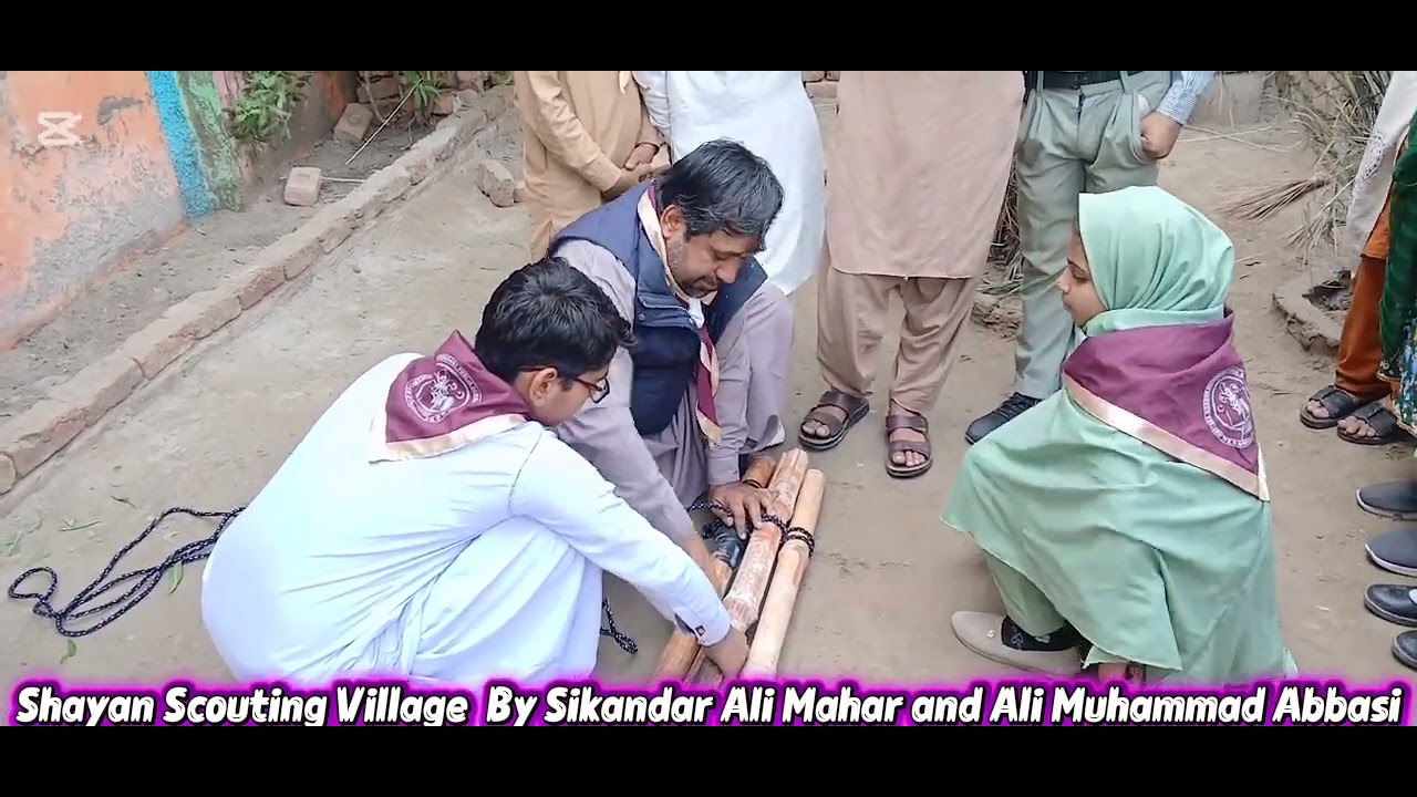 Shayan scouting village jacobabad #scoutlife #scouting #education #educationalcontent 