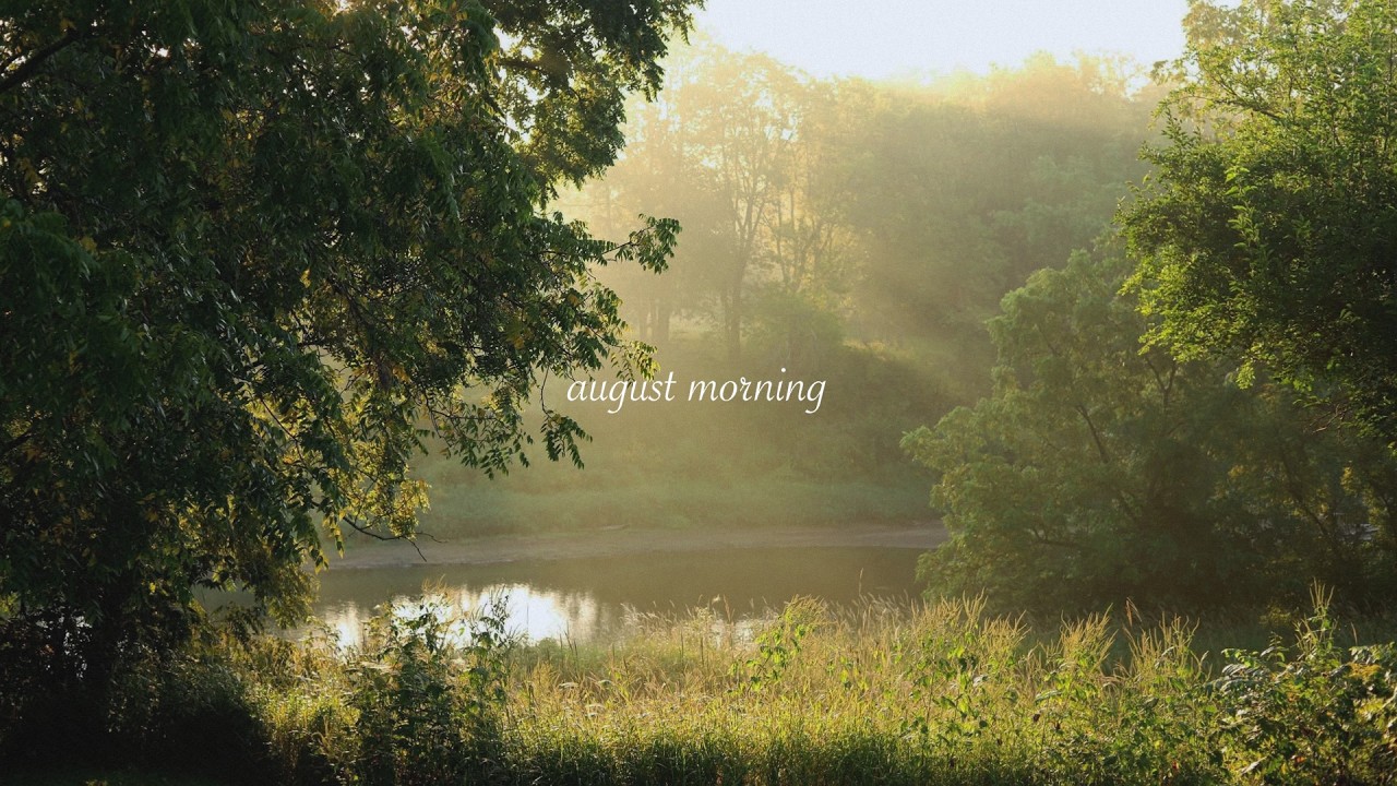 an August morning playlist - where summer meets autumn 🍂 🍃