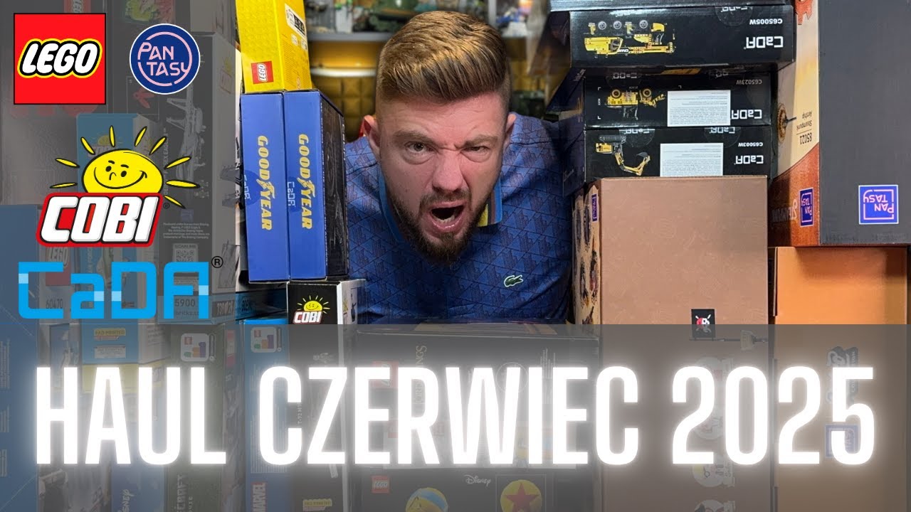 📦 KLOCKOWY HAUL CZERWIEC 2025 | LEGO | COBI | CADA | PANTASY 📦