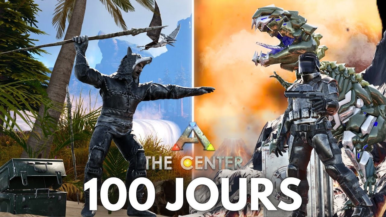J'AI SURVECU 100 JOURS sur la PIRE CARTE de Ark !