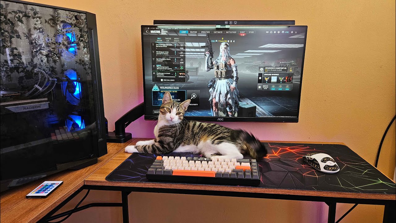 Warzone 3 with RX7800XT 1080p 165hz  Monitor ( POV ) mouse+keyboard(ASMR)