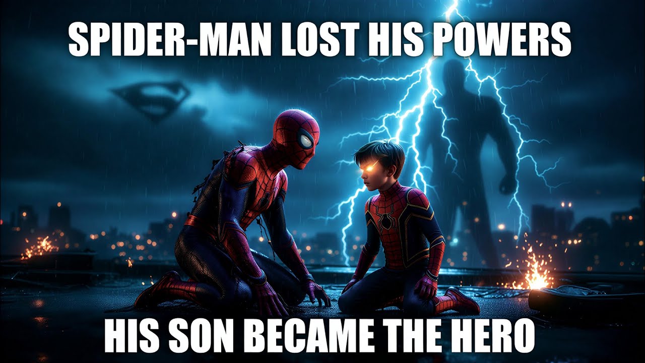 Spider-Man Lost His Powers… Then His 12-Year-Old Son Did the Impossible 😱. #SpiderMan #Ai #SpiderSon