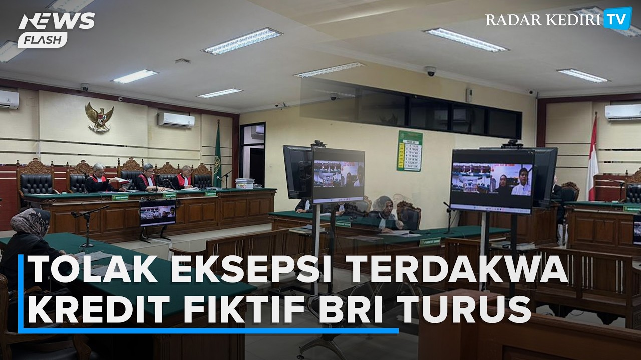 Jaksa Tolak Eksepsi Terdakwa Kredit Fiktif BRI Turus Kediri, Sebut Surat Dakwaan Telah Penuhi Syarat
