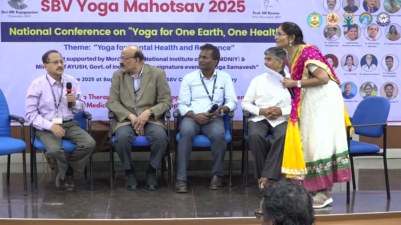 SBV Yoga Mahotsav 2025 - National Conference - Panel Discussion moderated by Dr. Meena Ramanathan