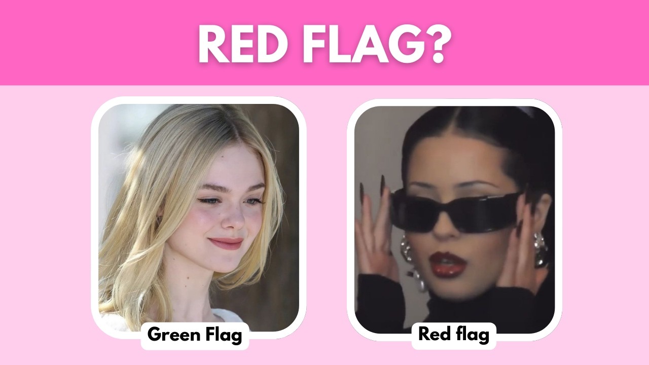 Are You a Red Flag or a Green Flag? 🚩 | What’s Your Red Flag Type? Aesthetic Personality Quiz 🫧