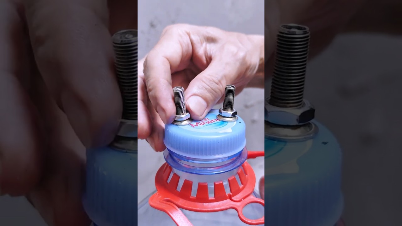 Useful and Easy to Make Compressor Using a Water Jug