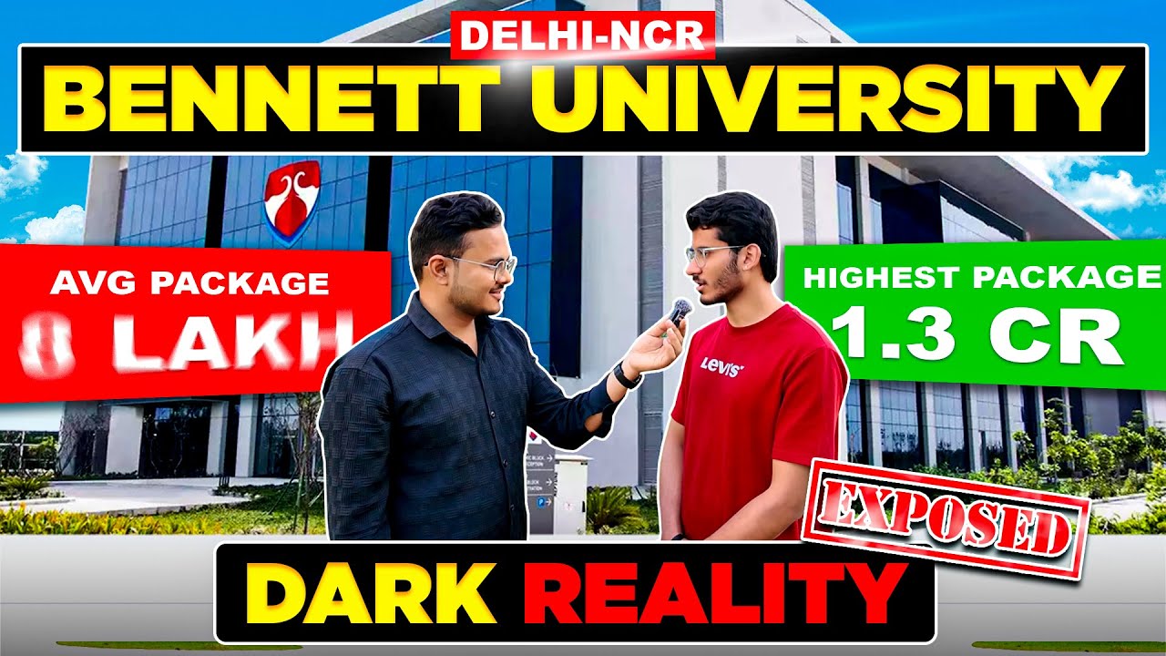 Bennett University Exposed by Students 🤬| Honest Review by B Tech Student 🤯| Placement | Campus Tour