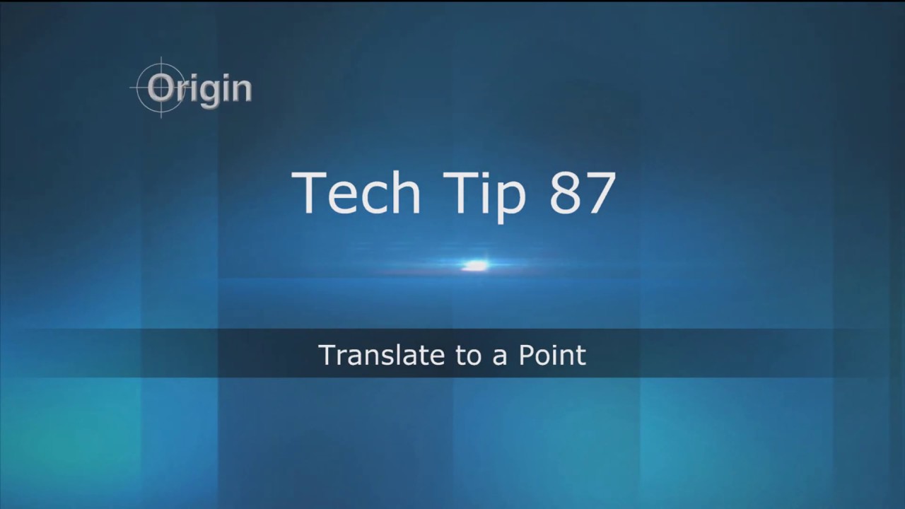 TT87 Translate to a Point