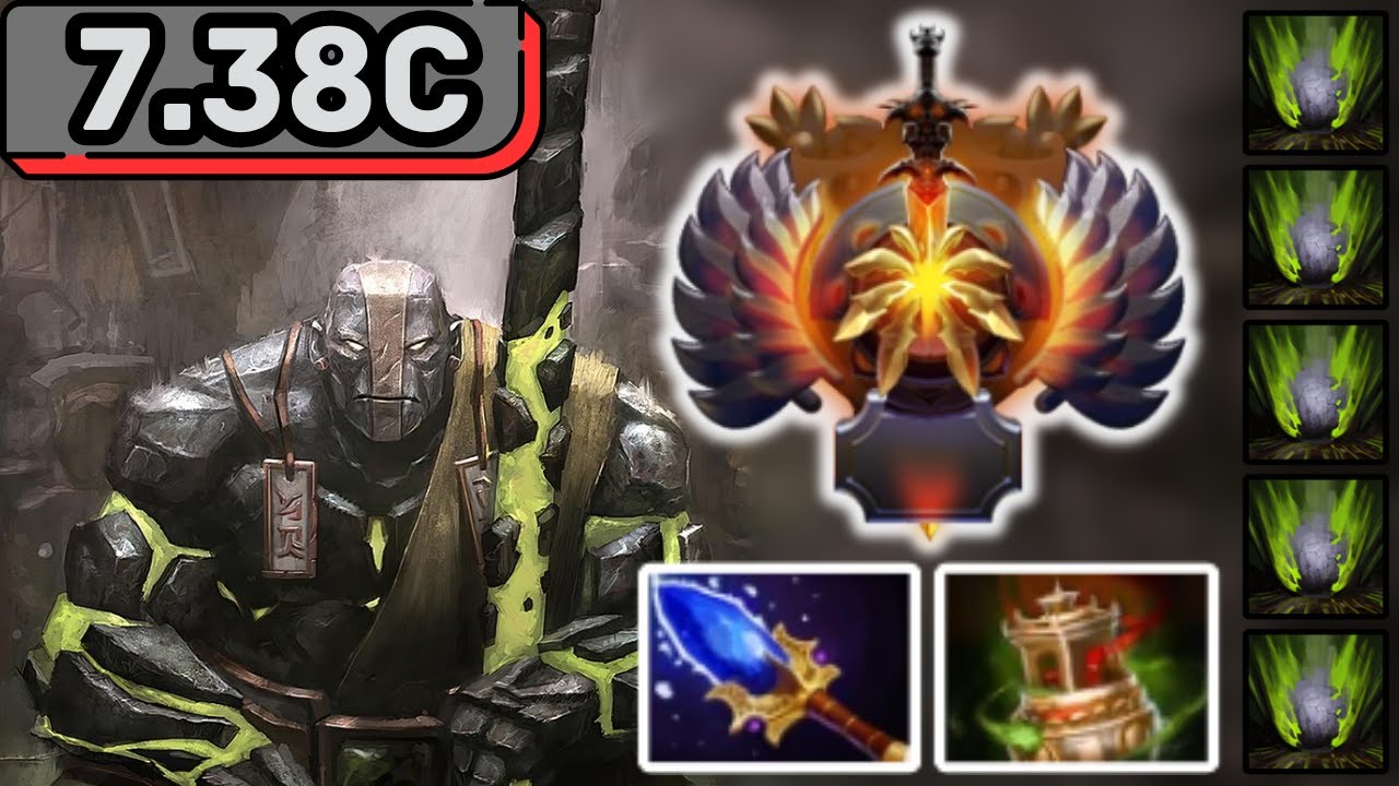 IMMORTAL EARTH SPIRIT Soft Support Gameplay Patch 7.38c - Dota 2 Support