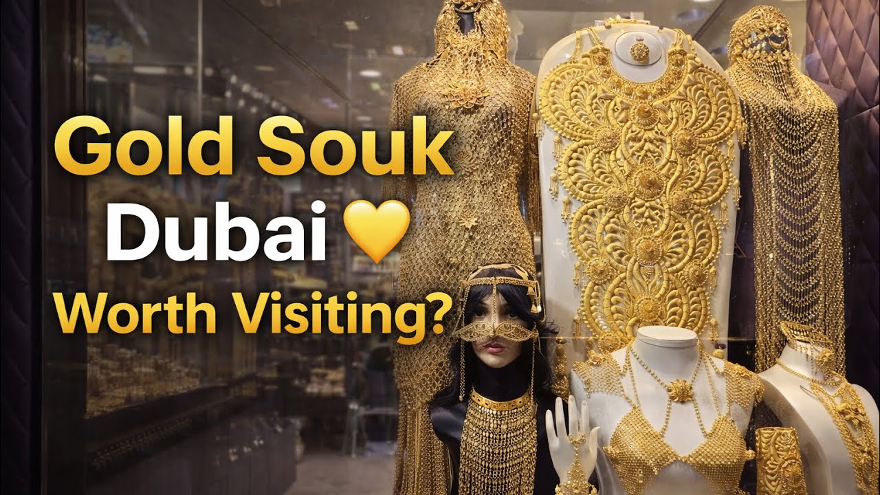 Is Dubai Gold Really Cheaper? 🤔 | Gold Souk Deira, Dubai 🇦🇪