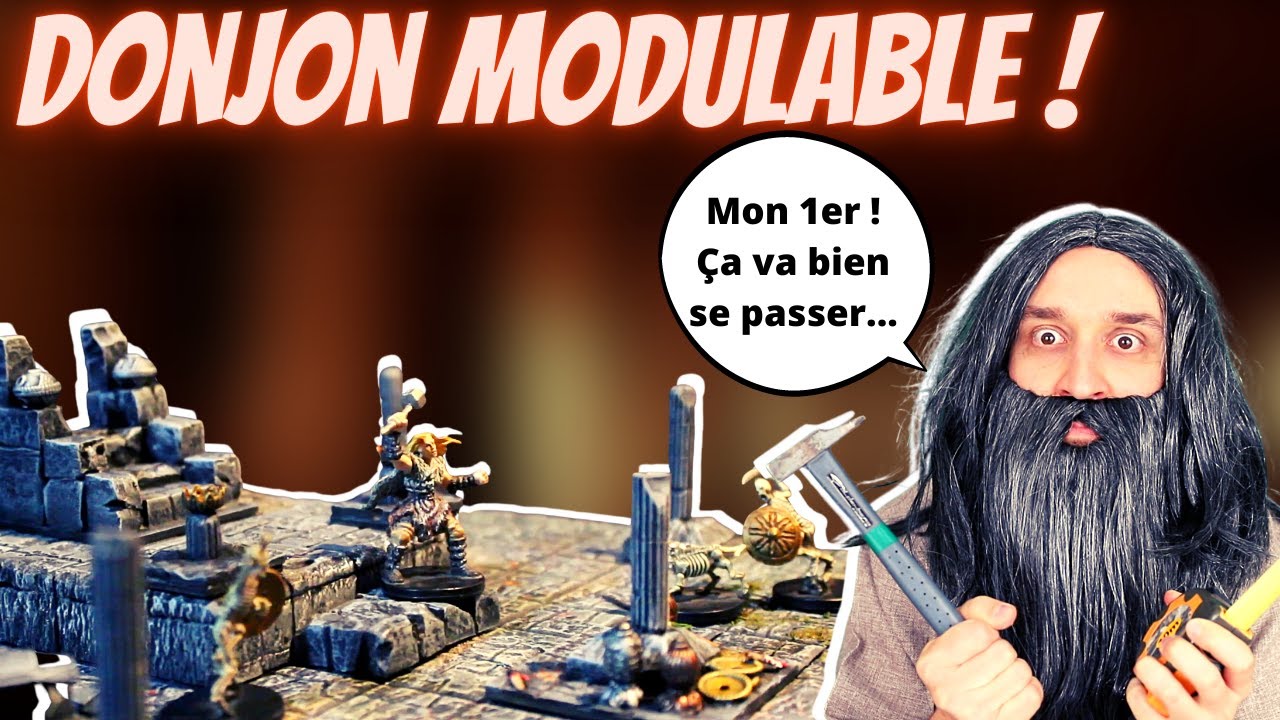 Voici mon premier donjon modulable pour donjons et dragons !