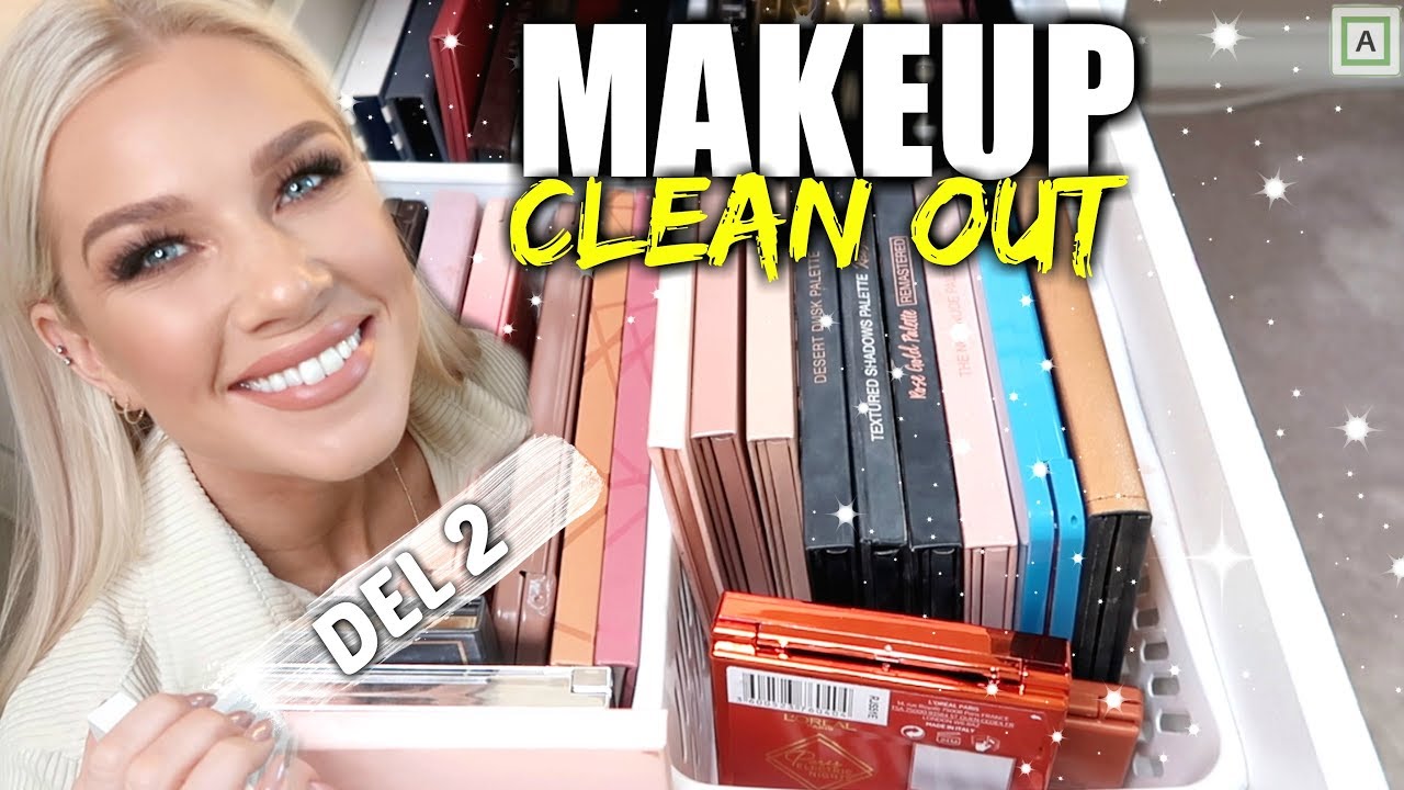 MAKEUP CLEAN OUT ❌ Paletter, Mascara, Eyeliners osv!