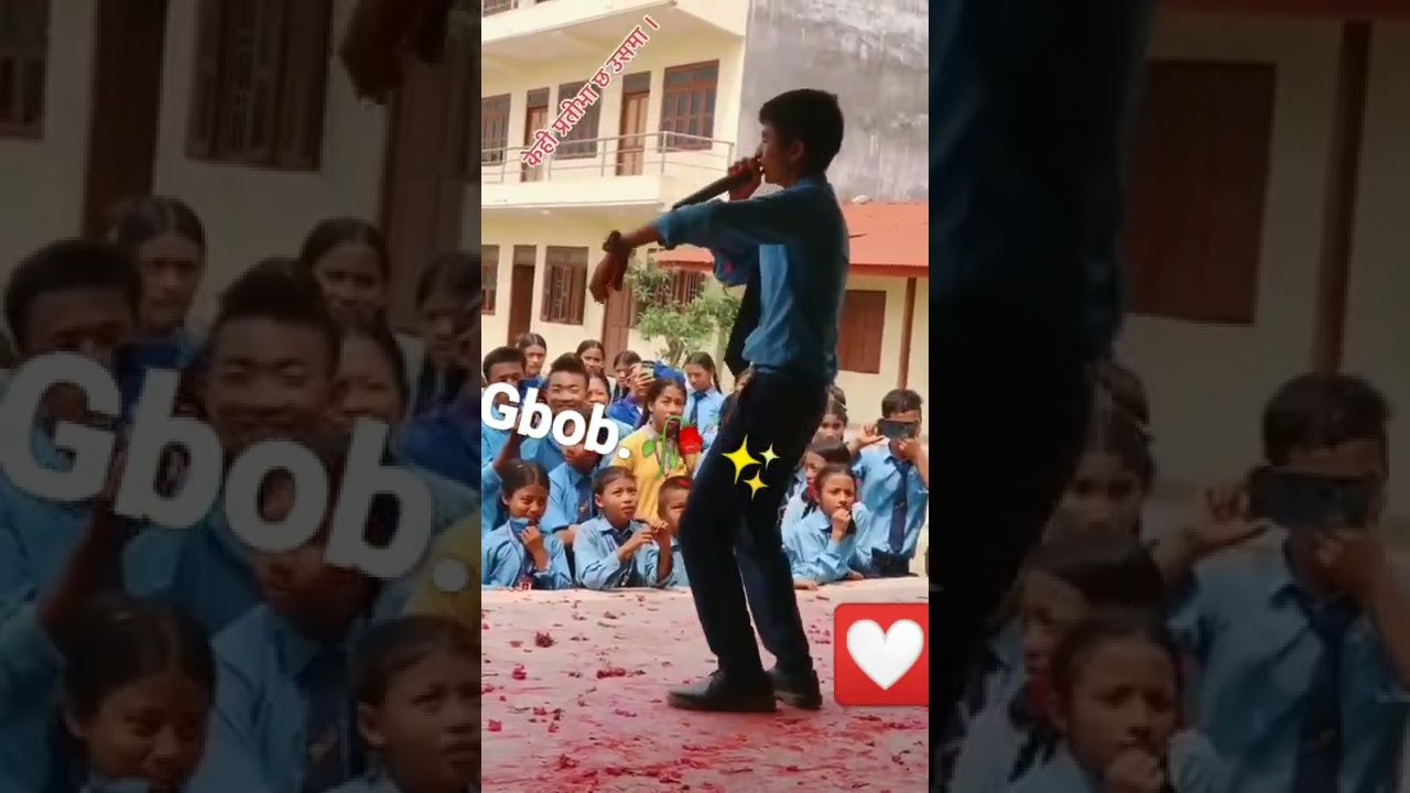 Gbob song 💗 in the school.🥀✨