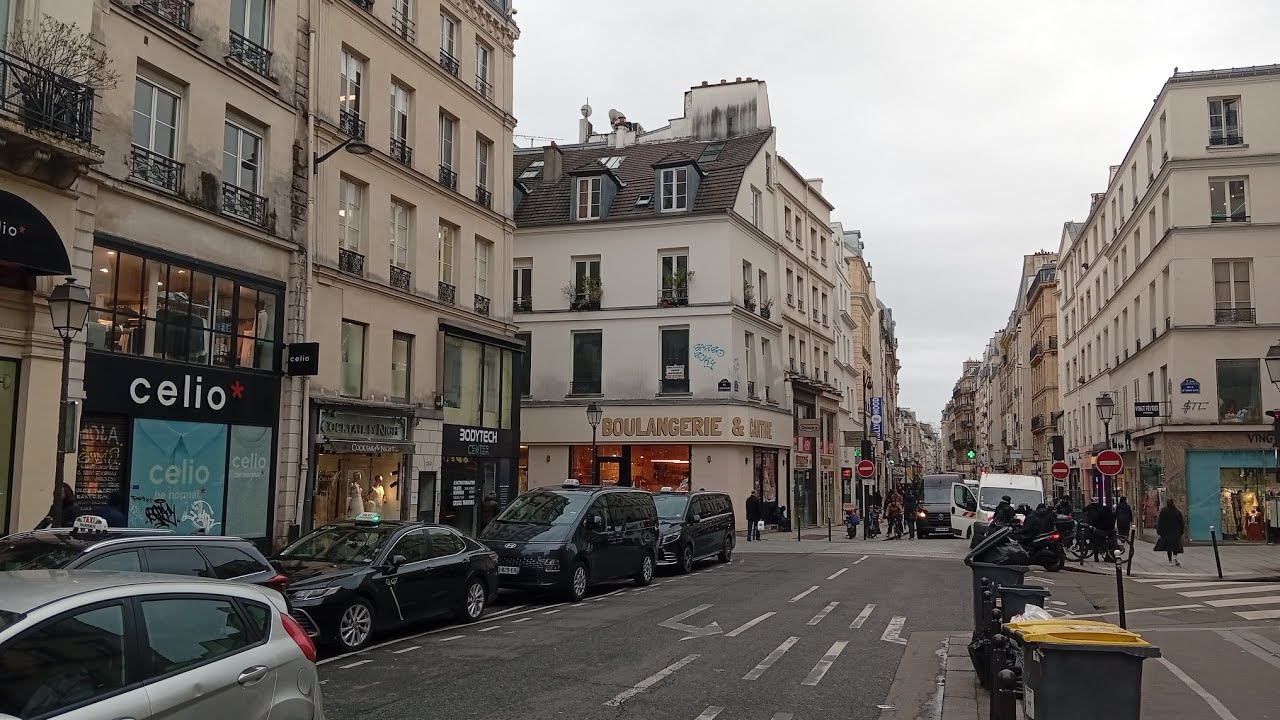 Paris, France 🇨🇵 Fashion 👗🥻 Street Walking Tour Vlog in HD VIDEO 📸📸 1080P