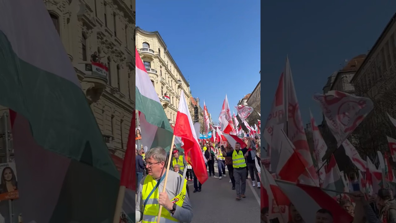 PIĘKNIE!🇭🇺🇵🇱Dziś Węgry ciepło powitały Polak&oacute;w w Budapeszcie na obchod&oacute;w swojego święta narodowego!