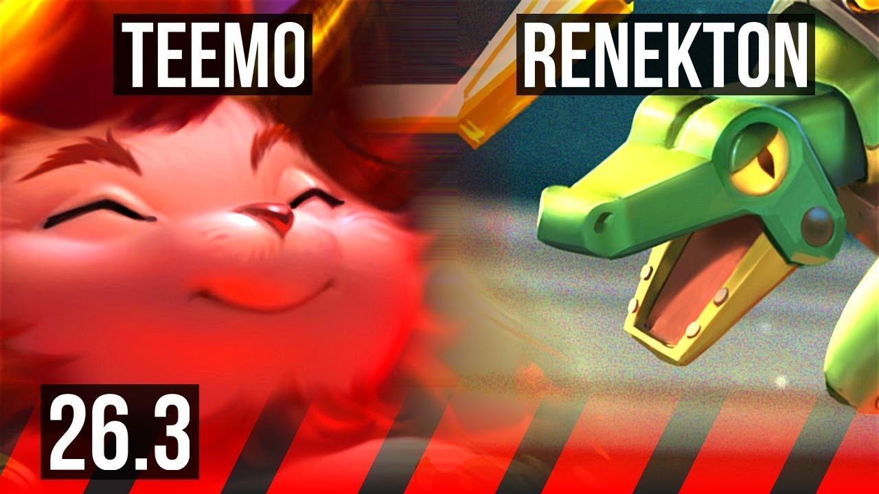 TEEMO vs RENEKTON (TOP) | 50K damage | EUW Diamond | 26.3
