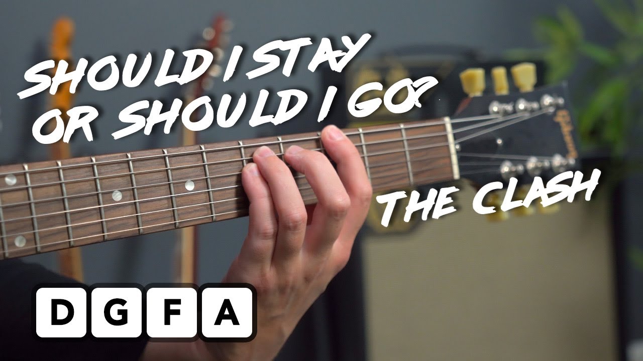The Clash - Should I Stay Or Should I Go - Guitar Lesson Tutorial