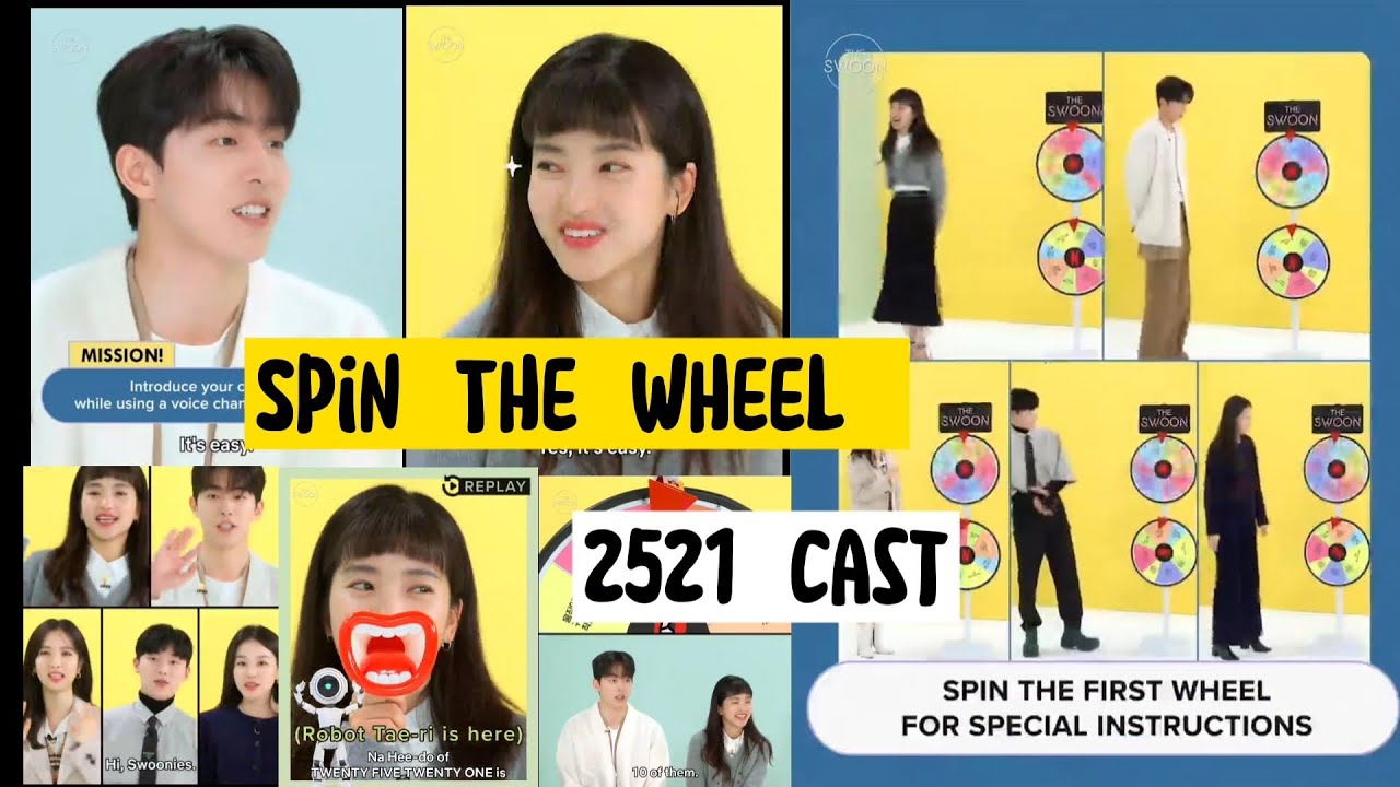 Spin the wheel Twenty-five twenty-one cast #namjoohyuk #kimtaeri #choihyunwook #bona #2521