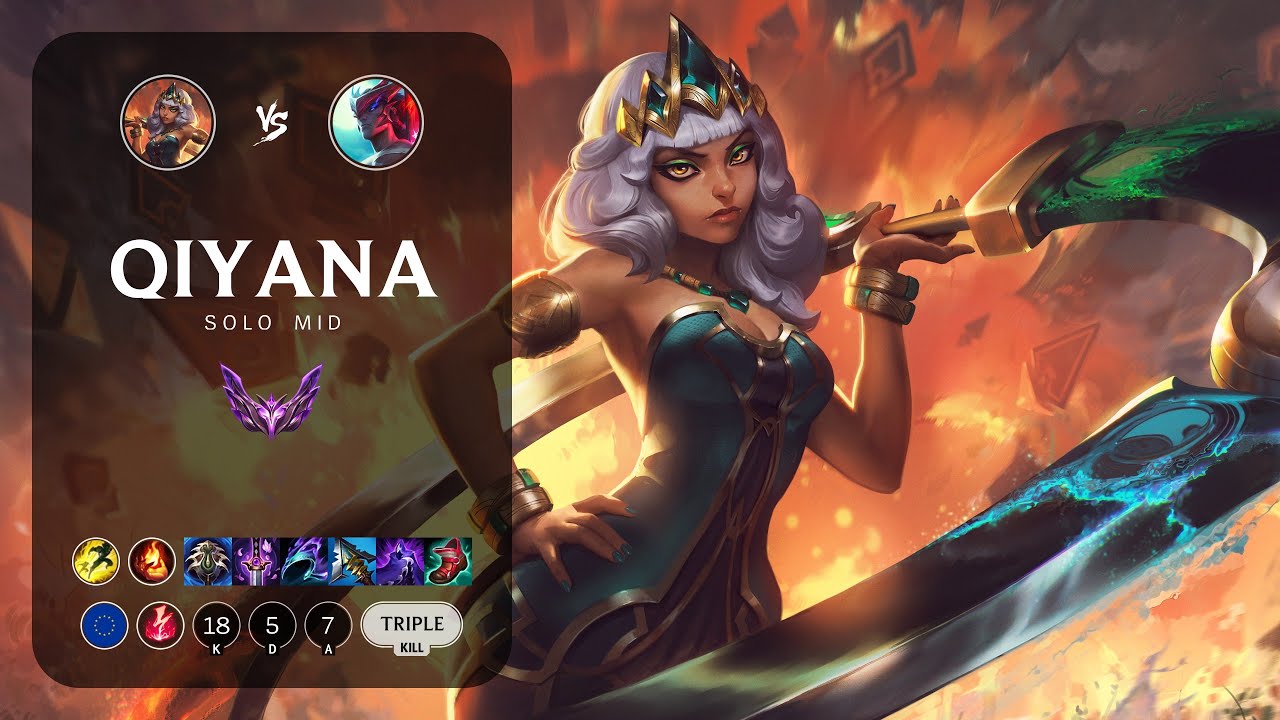Qiyana Mid vs Yone - EUW Master Patch 14.7