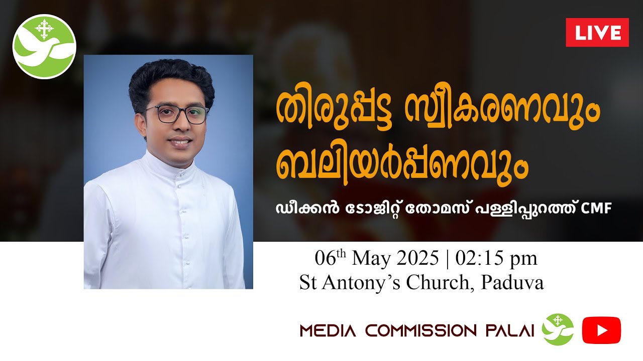 Priestly Ordination & Solemn Holy Qurbana ||  ടോജിറ്റ് തോമസ് പള്ളിപ്പുറത്ത് CMF || Paduva