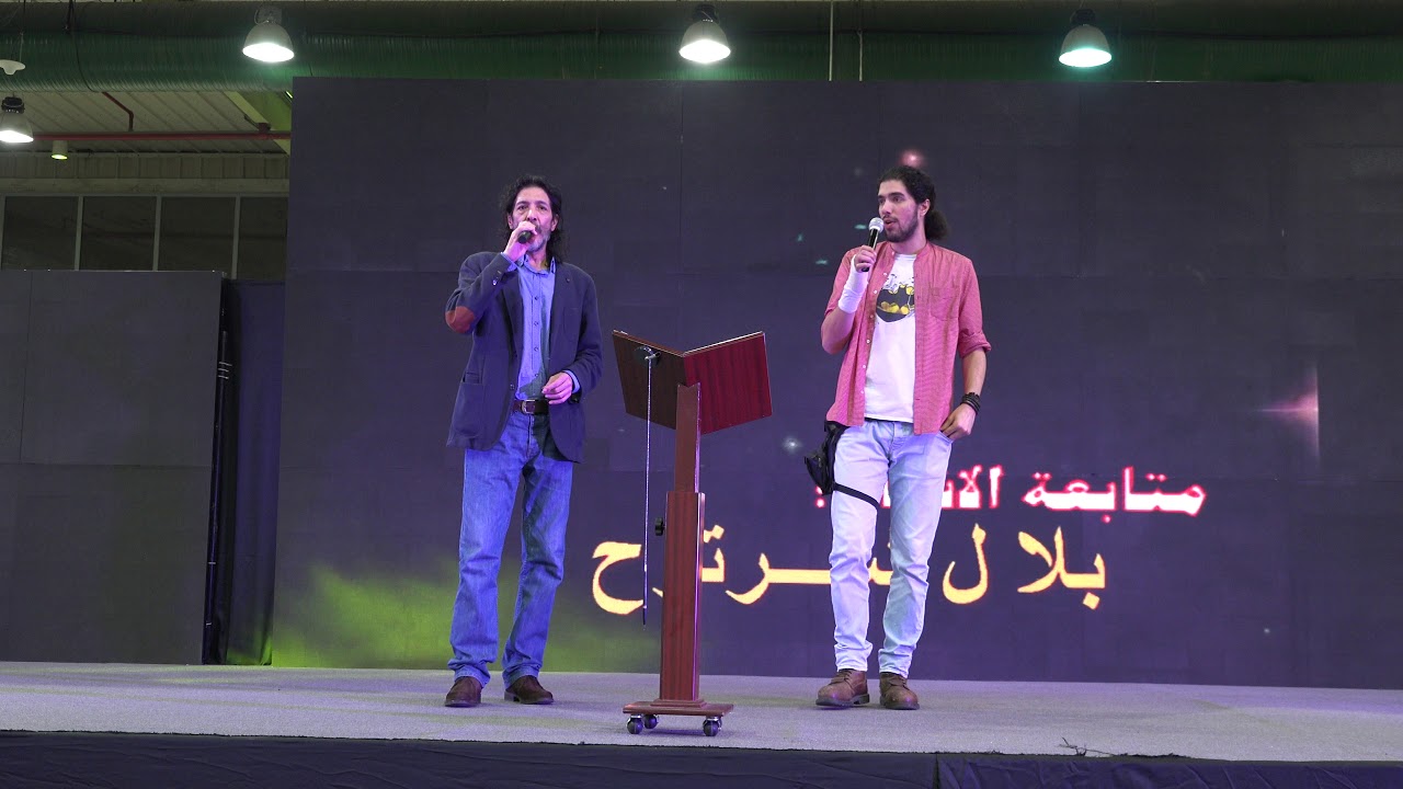 طارق العربي طرقان ومحمد العربي طرقان في ثاني أيام كوميك كون الكويت 2018