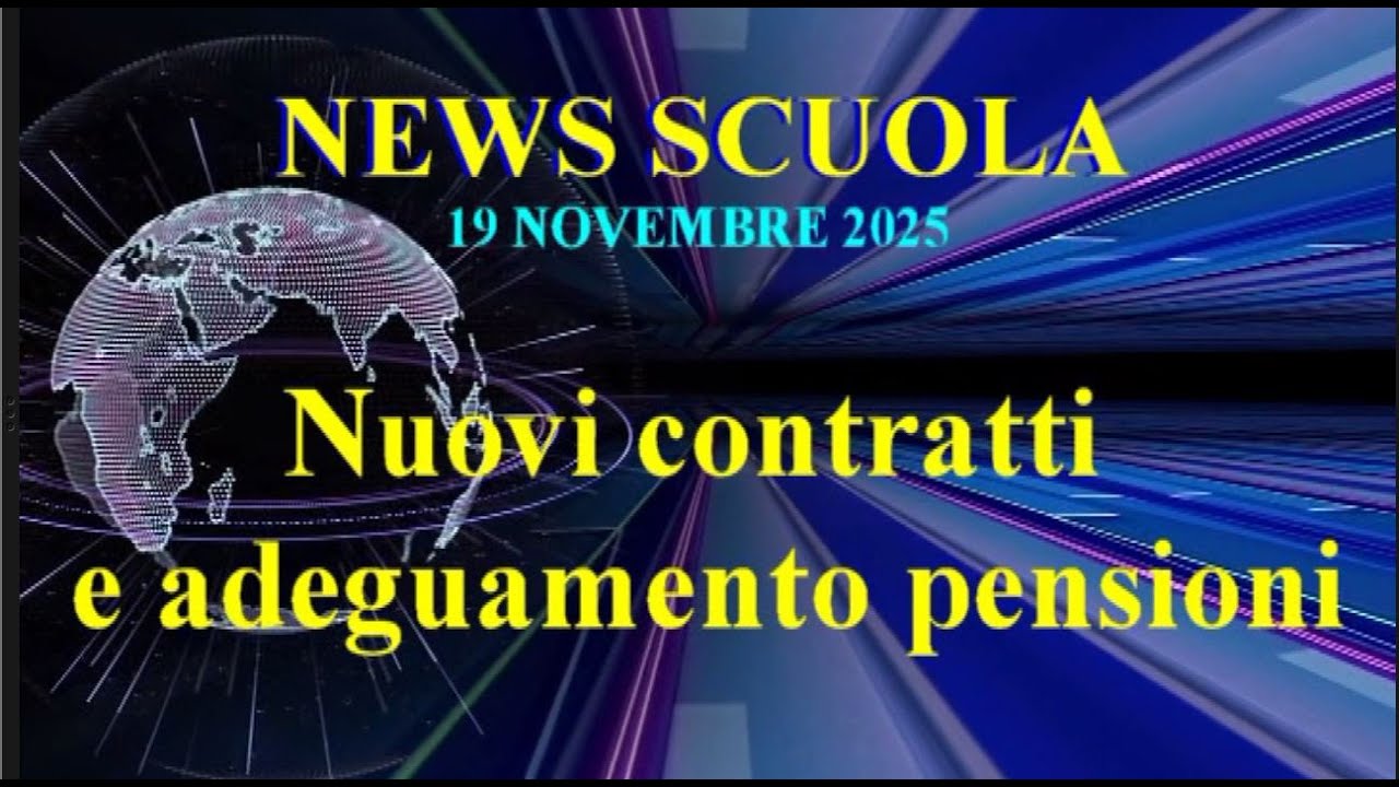 NUOVI CONTRATTI E ADEGUAMENTIO PENSIONI