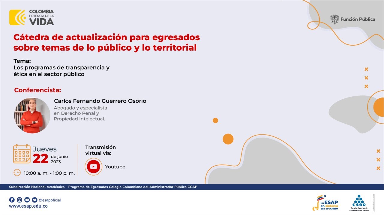 Los programas de transparencia y ética en el sector público. “aplicación de la ley 2195 de 2022”