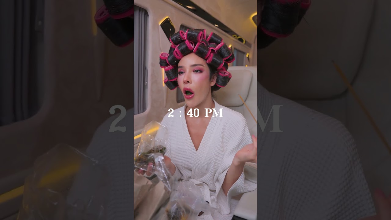 #grwm  in my car วันนี้มีแม่บ้านใหม่มาทำงานพอดี😂 #nisamanee