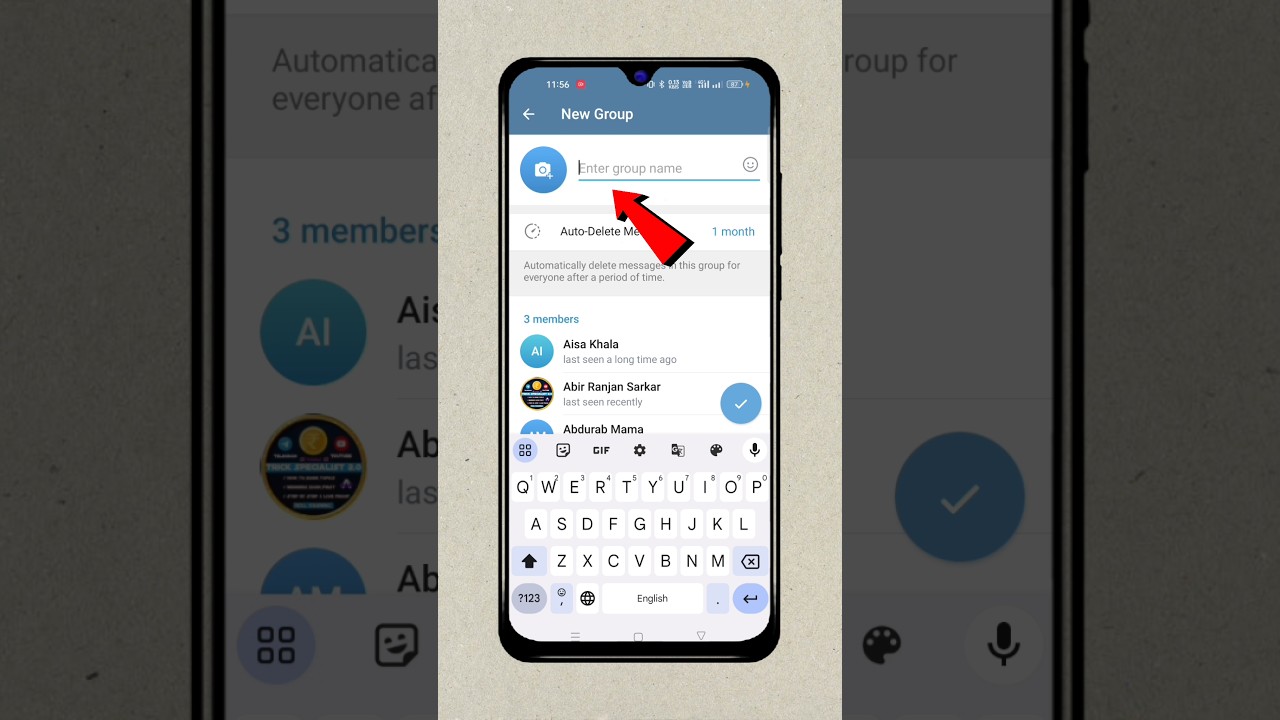 How To Create Telegram Group 🔥 Telegram Group Kaise Banaye #shorts