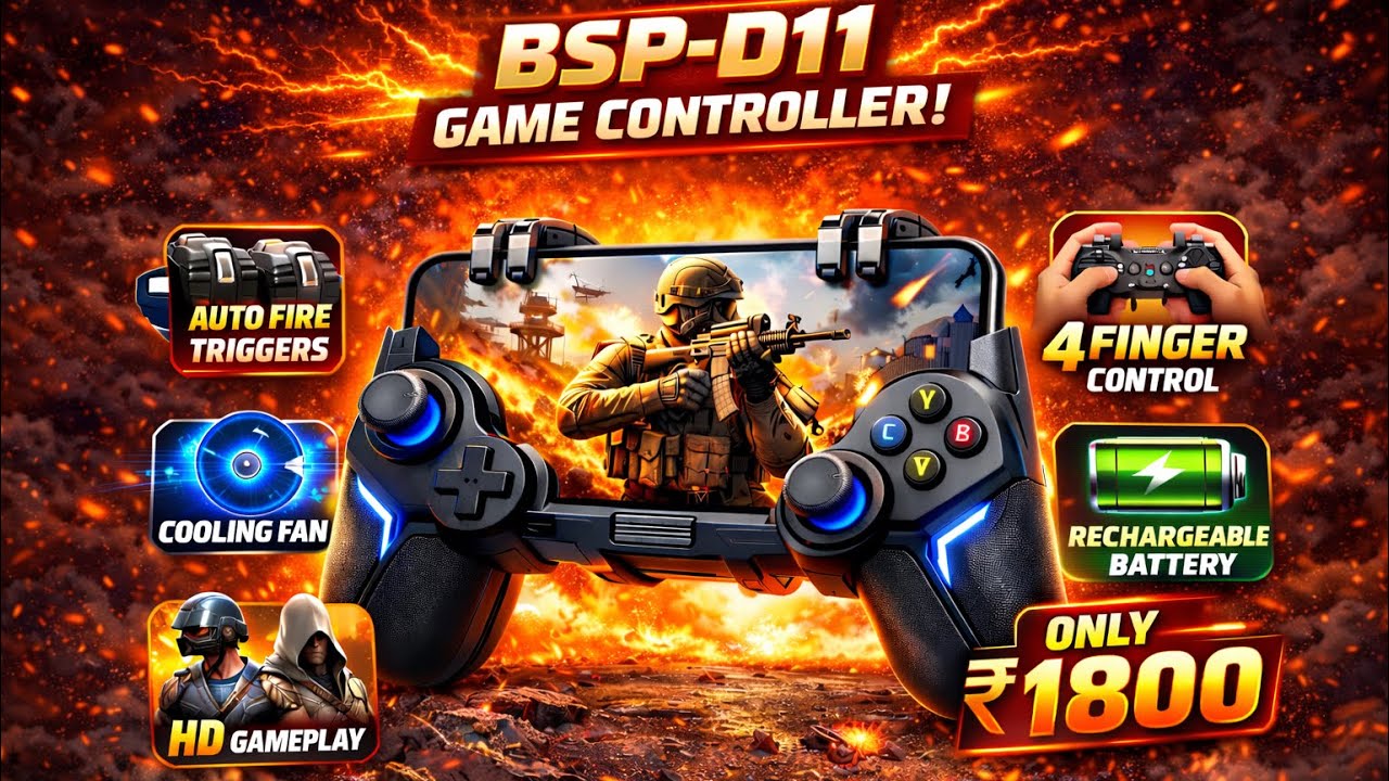 Game Controller Review 🔥 Only ₹1800 | Best Budget Mobile Gaming Controller