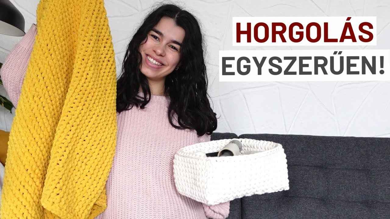 HOGYAN tanulj meg Horgolni? | Horgolás alapok egyszerűen