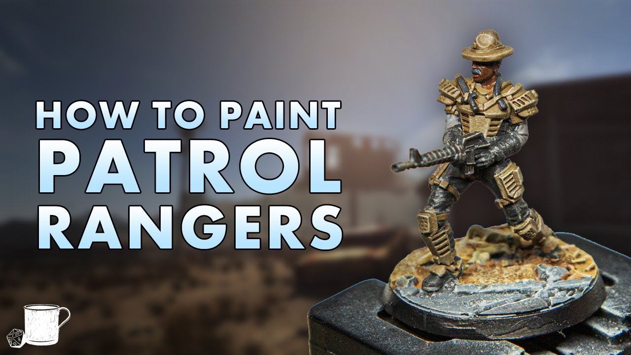 How To Paint NCR Patrol Rangers from Fallout Wasteland Warfare