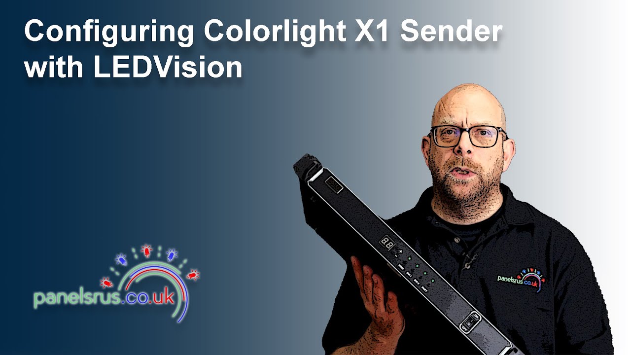 Setting up a Colorlight X1 Sender