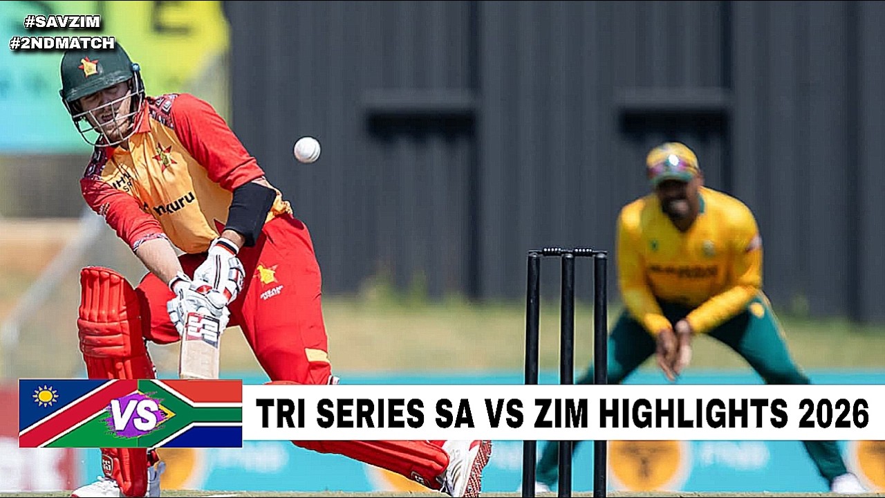 South Africa Vs Zimbabwe Tri Series Highlights 2026 | Sa Vs Zim Tri Series 2nd Match Highlights 2026