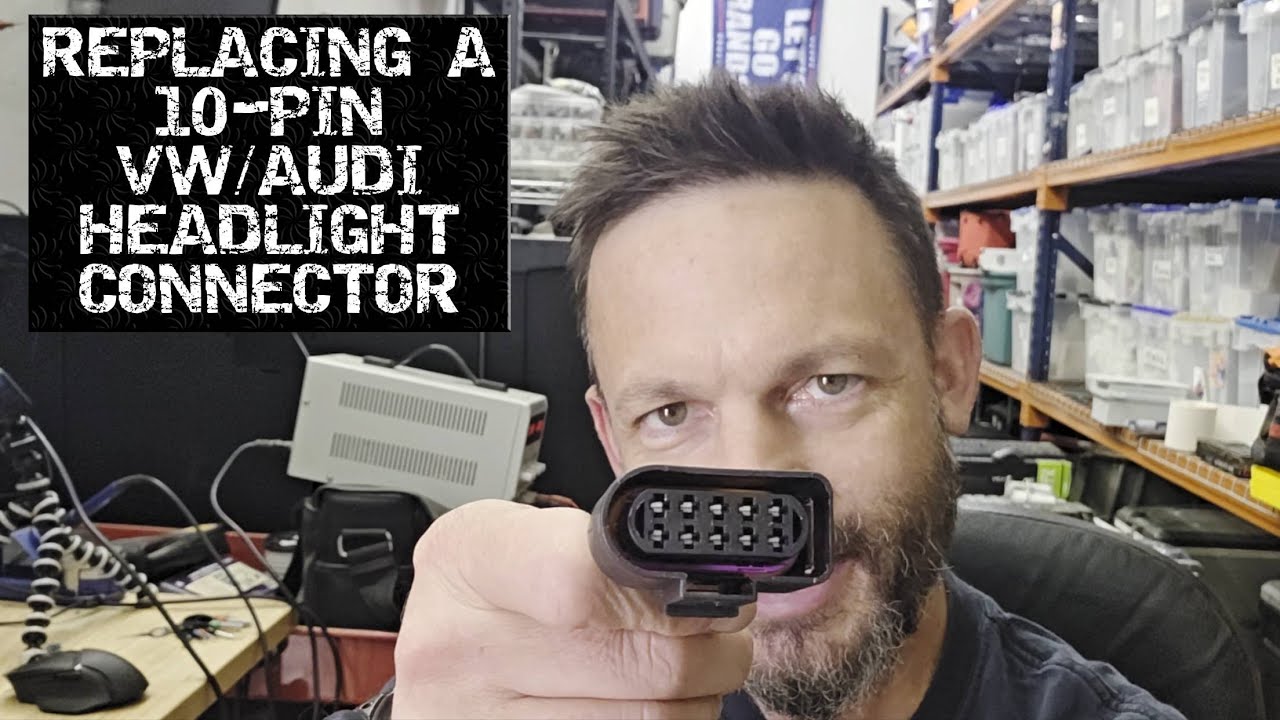 Repairing a VW/Audi headlight connector