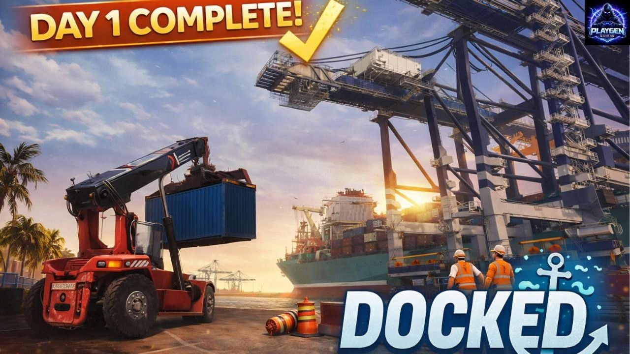 Managing My First Dock | Docked Gameplay (No Commentary)